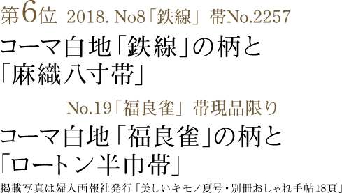 竺仙浴衣ランキング第6位　	綿絽地染「紫陽花」の柄 黄色麻兵児帯合せと白博多紗献上八寸帯　他小物は他社商品